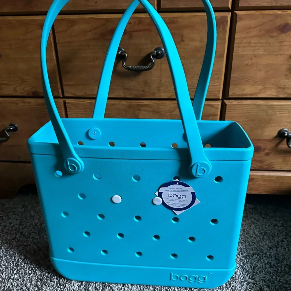 BOGG BAG Aqua Blue Tote - Picture 1 of 2